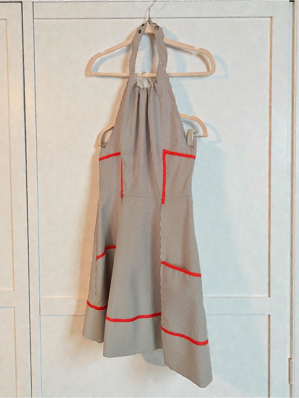 Jessica Simpson Cream Seersucker Dress